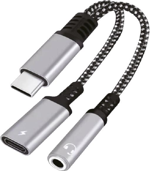 Peter Jäckel Typ-C/ Typ-C/ 3.5mm Klinke Audio Adapter Erweiterungskabel (USB, iPhone 15)