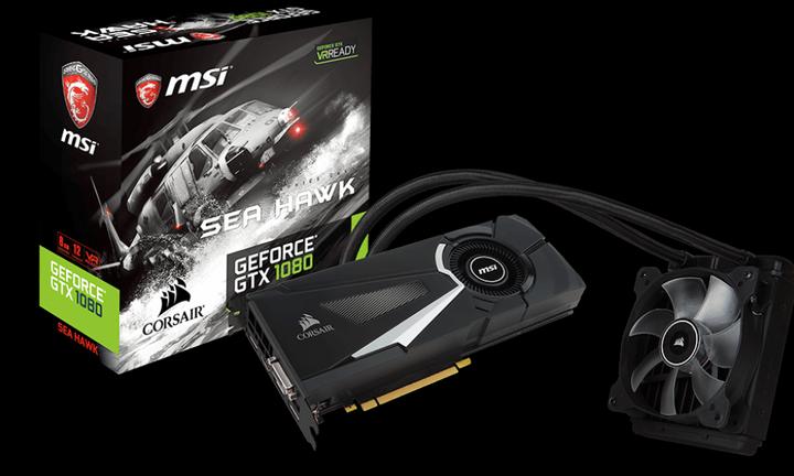 Produktbild MSI GeForce GTX 1080 SEA HAWK X (8 GB)