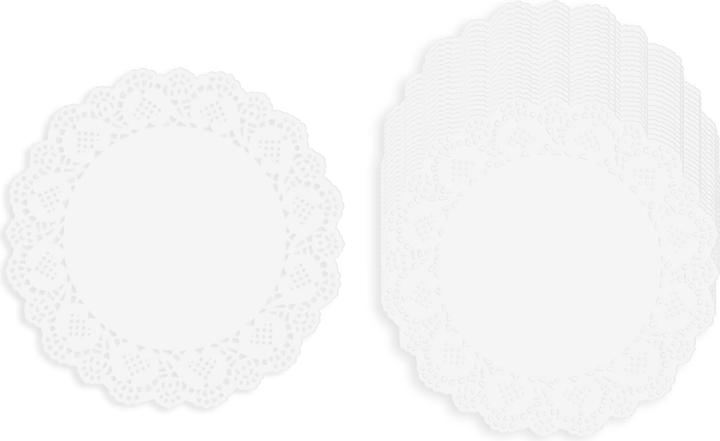 Actual product image VBS Lace doily, White, Paper