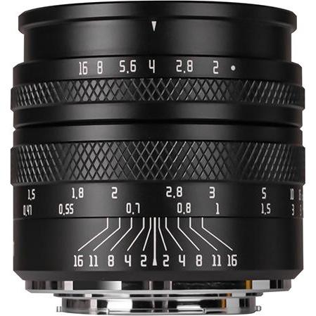 AstrHori Full Frame 50mm F2.0 con attacco Canon RF (nero) (Canon RF, Full frame), Obiettivo, Nero