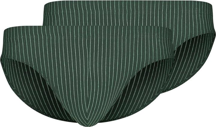 OLIVE STRIPES, Olivgrün, Weiss