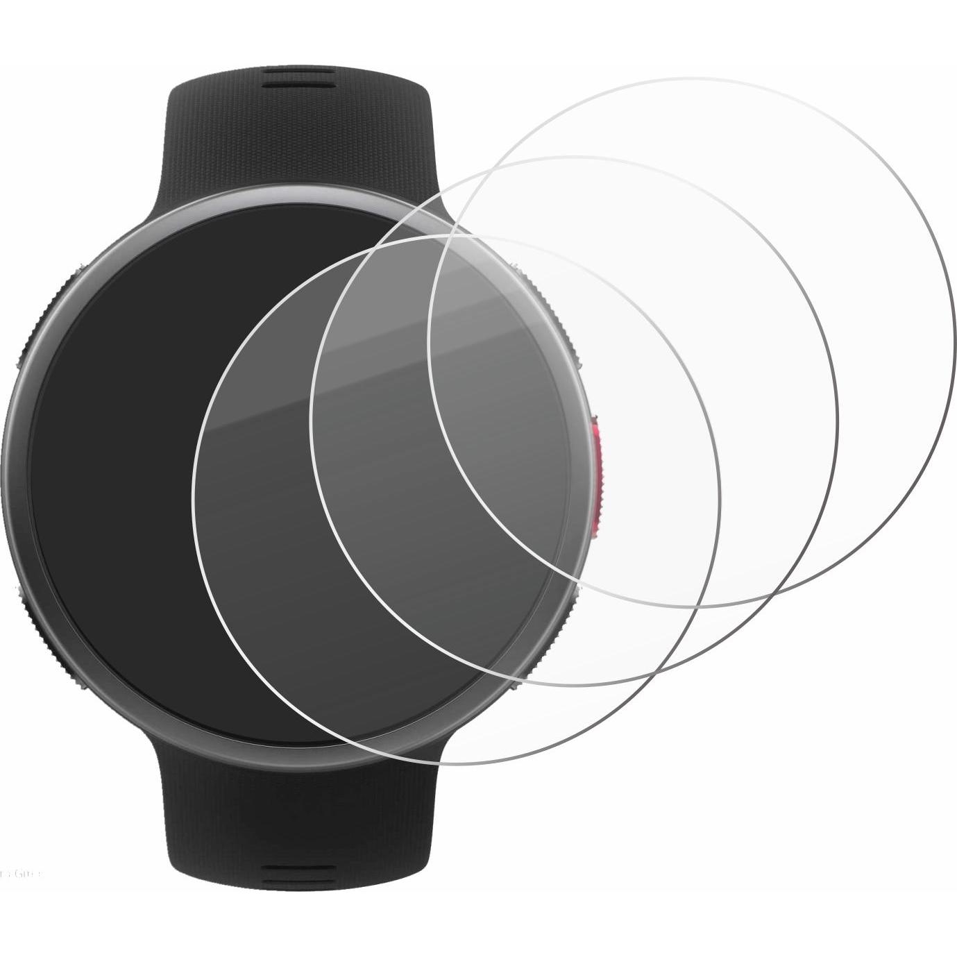 Thumbnail - Savvies Panzerglas Hartglas Displayschutz, Smartwatch Schutzfolie, Transparent