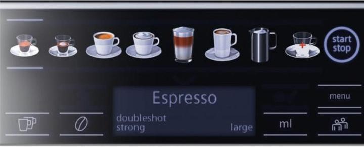 Actual product image Siemens EQ.6 TE654319RW / coffeeSelect Display / autoMilk Clean / iAroma System