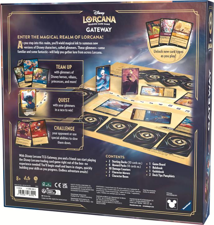 Image du produit Ravensburger Jeu de cartes à collectionner Disney Lorcana : Gateway (anglais) (Allemand, 2 Joueur)