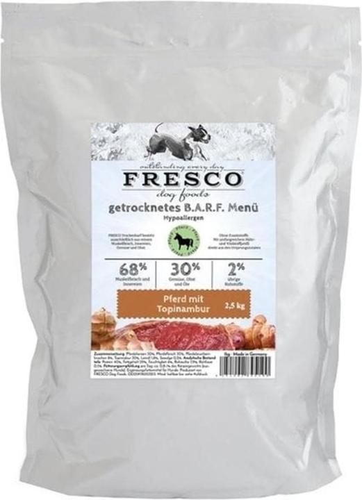 Produktbild Fresco Trockenfutter Hypoallergen-Menü Pferd mit Topinambur (Adult, 1 Stk., 2500 g)