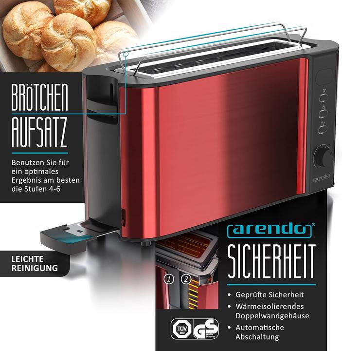 Produktbild Arendo Küchenset: Wasserkocher, Toaster & Eierkocher