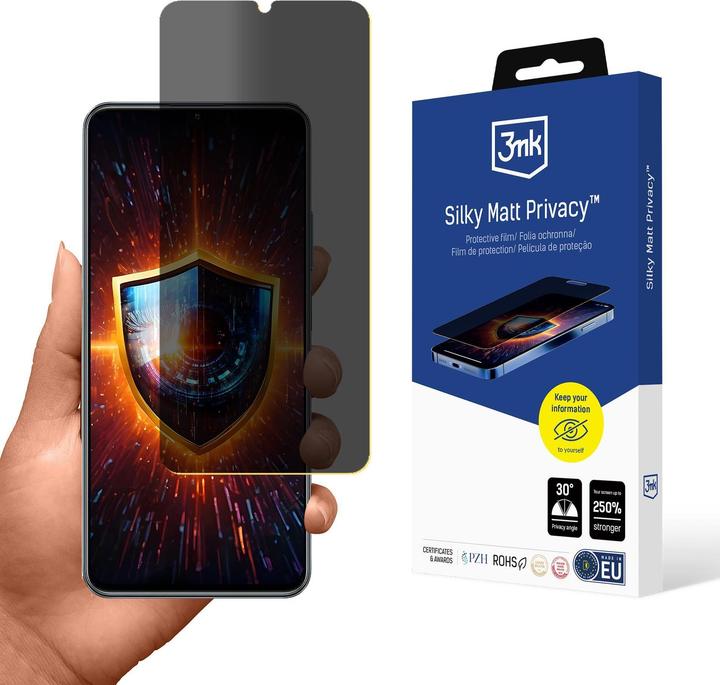 Actual product image 3MK Folia ochronna prywatyzujÄ ca matowa Silky Matt Privacy na Realme C63 (Realme C63)