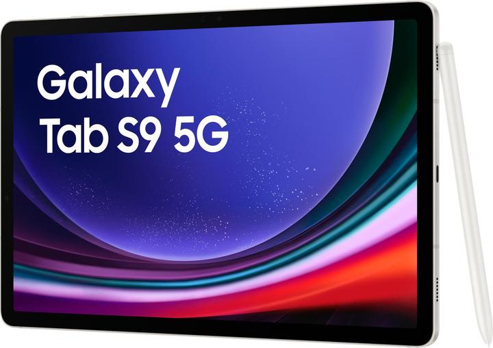 Image du produit Samsung Galaxy Tab S9 5G (5G, 11", 128 Go, Beige)