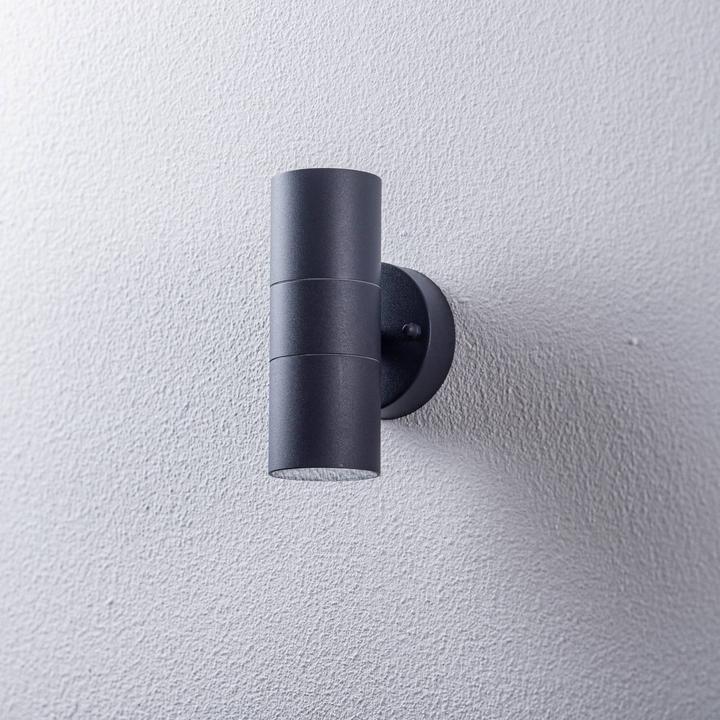 Immagine prodotto Prios Lampada da parete per esterno Tulimar, a due luci (GU10, IP44)