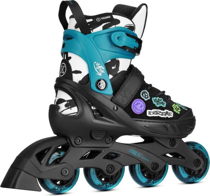 Produktbild Nils NA2053A ŁYŻWOROLKI VIBE TURKUSOWE ROZM. XS(29-32) EXTREME (29, 30, 31, 32)