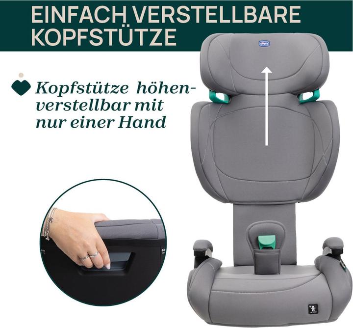 Image du produit Chicco QUIZY I-SIZE LITE 100-150 CM (Rehausseur de siège pour enfant)