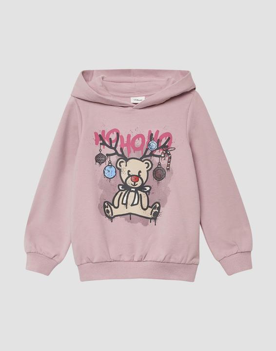 Produktbild s.Oliver Sweatshirt Hoodie mit Weihnachtsprint (92)