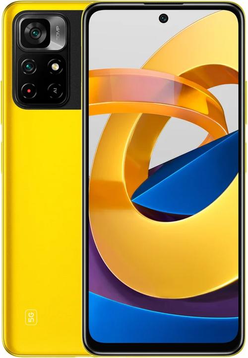 Xiaomi Poco M4 Pro 5G (128 GB, Poco Yellow, 6.60", Dual SIM, 5G)
