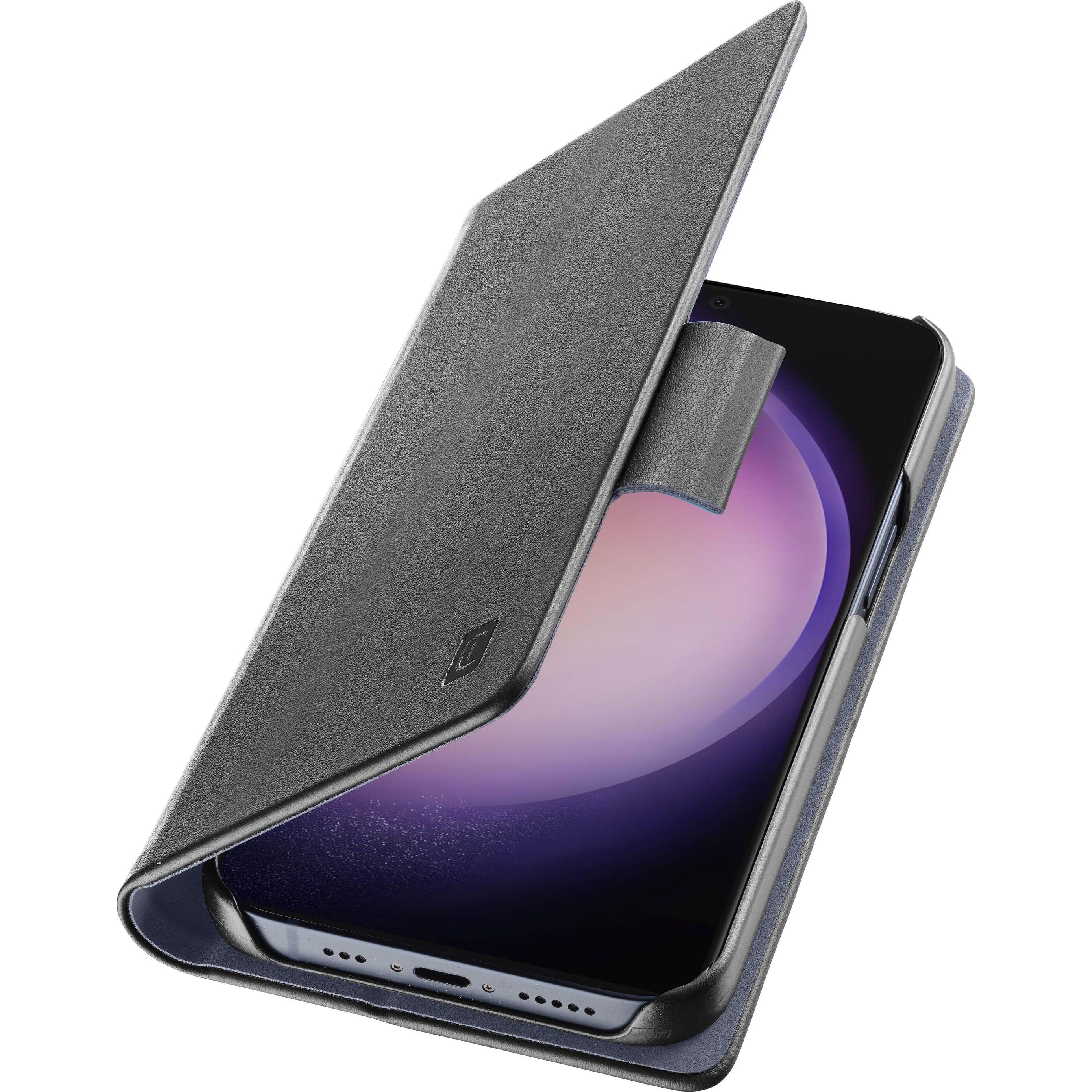 Cellularline Book Case (Samsung Galaxy S24 Ultra), Smartphone Hülle, Schwarz