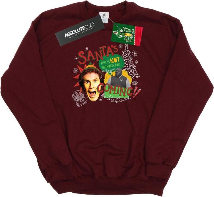 Actual product image Elf Womens/Ladies North Pole Sweatshirt (L)