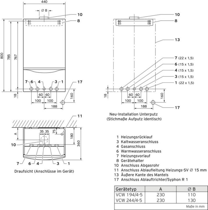 Actual product image Vaillant Package