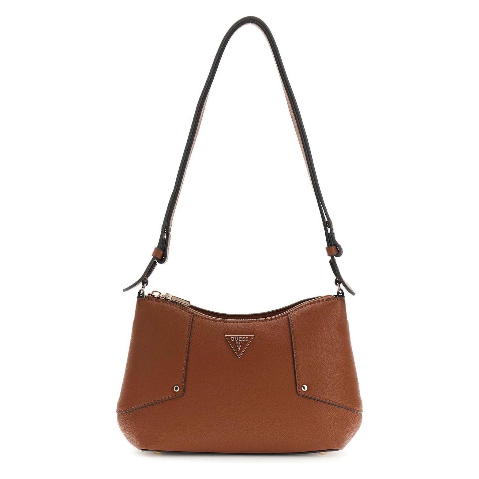 Guess, Damen, Handtasche, Darcy Convertible Shoulder Bag, Braun