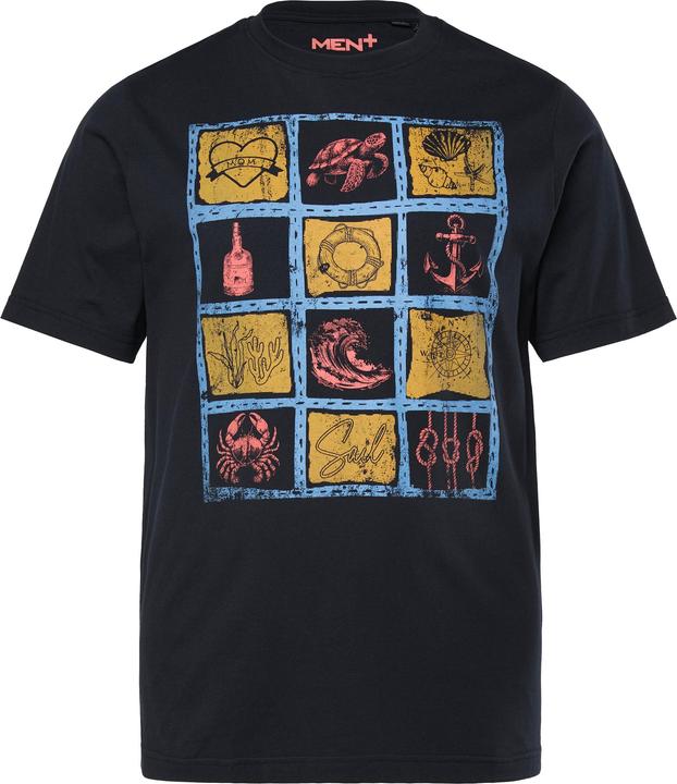 Actual product image Men+ T-Shirt, Halbarm, Print (8XL)