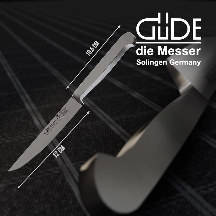 Produktbild Güde Steak- bzw. Tomatenmesser, geschmiedet, Serie Kappa, massiv Ganzstahl (12 cm)