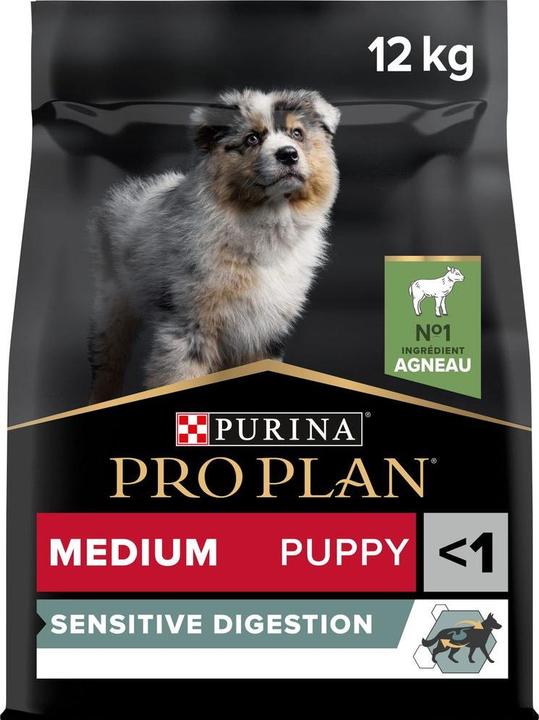 Produktbild Pro Plan Dog Medium Puppy OPTI DIGEST Lamm (Junior, 1 Stk., 12000 g)