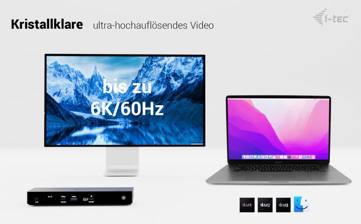 Produktbild i-tec Thunderbolt4 3x Display (Thunderbolt, 4 Ports)