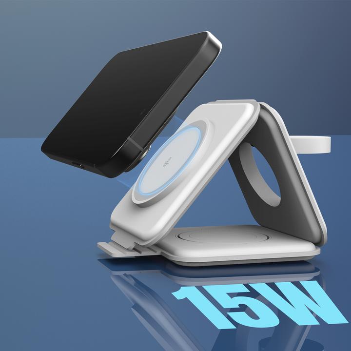 Actual product image j5Create QI2 3-IN-1 MAGNETIC TRAVEL (15 W)