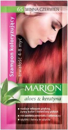 Produktbild Marion Shampoo Colouring 4-8 Wash 65 Wine Red 40Ml (40 ml, Flüssiges Shampoo)