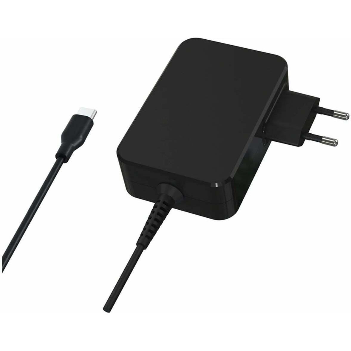 LC-Power Netzteil Notebook-Netzteil LC-NB-GAN-90-C (90 W), Notebook Netzteil, Schwarz