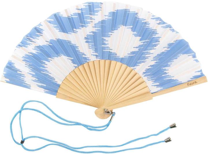 Produktbild Fisura Handfächer BLUE PRINTS