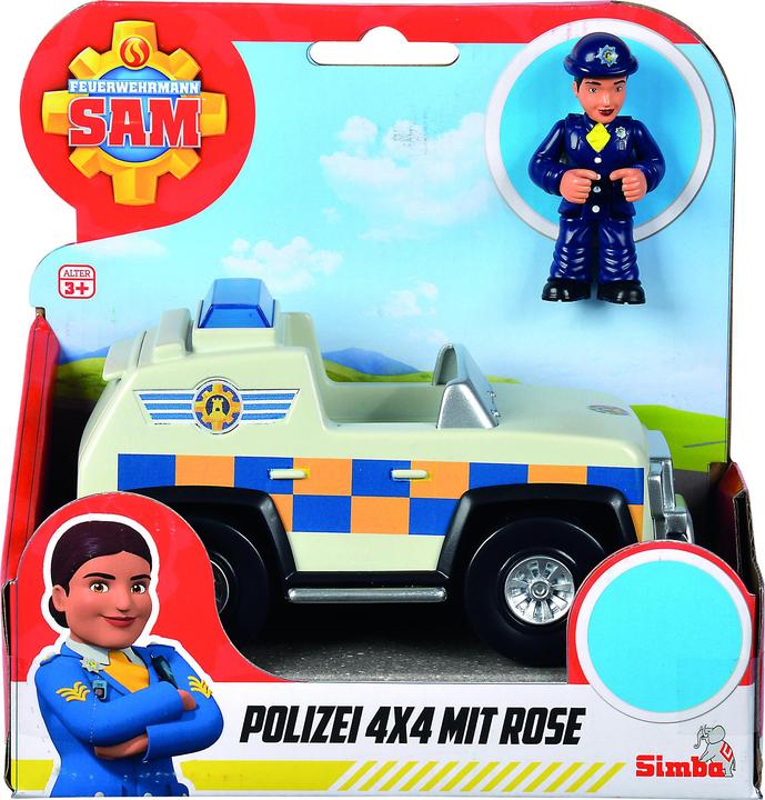 Immagine prodotto Simba Pompiere Sam Polizia Jeep 4x4 mini