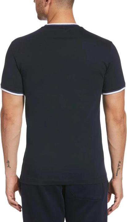 Produktbild Original Penguin Sticker Pete TShirt Mit kontrastfarbenen Streifen (S)