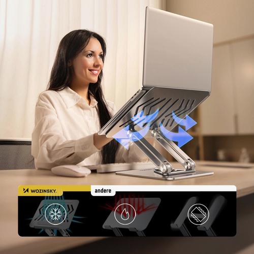 Produktbild Wozinsky WRS-CPY84SS Aluminium-Laptopständer