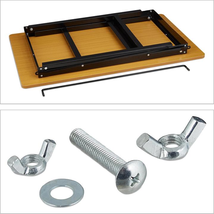 Actual product image Relaxdays Folding workbench (100 cm, 60 cm)