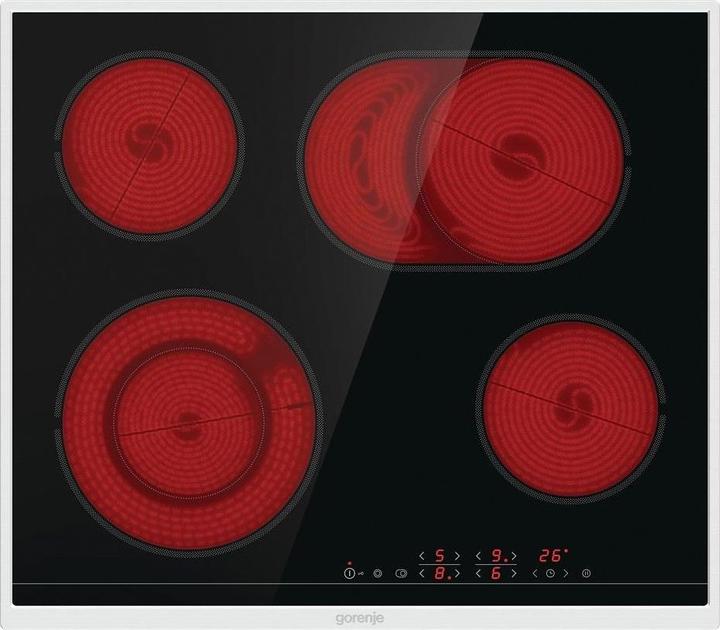 Produktbild Gorenje ECT 643 BX Kochfeld Ceran 60cm autark Ed-Rahmen Ausschnitt 56x49c (60 cm, Glaskeramik Kochfeld)