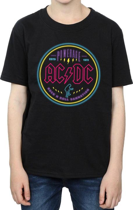 Produktbild AC/DC Jungen Kreis Neon TShirt (128)
