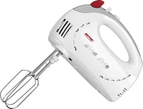 Productafbeelding MPM 5826974 mmr 17 MMR-17Z Handmixer 500 W met roestvrijstalen ketel, 1 liter, Wit (300 W)