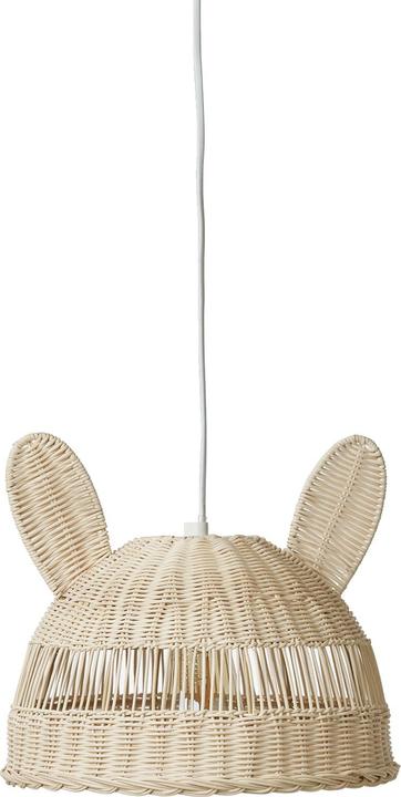 Vertbaudet Kinderzimmer Lampenschirm aus Rattan HASE