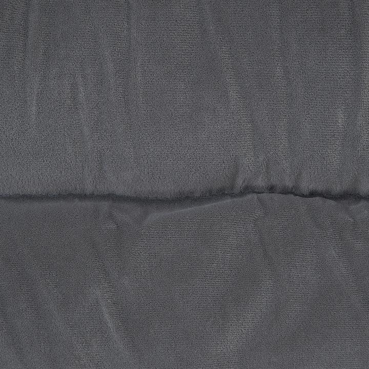 Actual product image Beliani Animal bed velvet fabric grey 60 x 45 cm ERGANI (Cat)