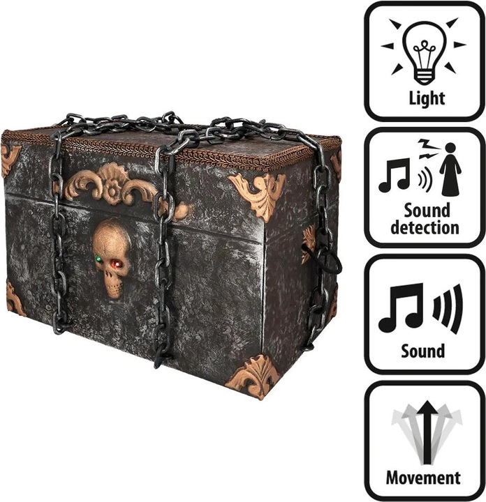 Produktbild Boland Piratentruhe - Totenkopf