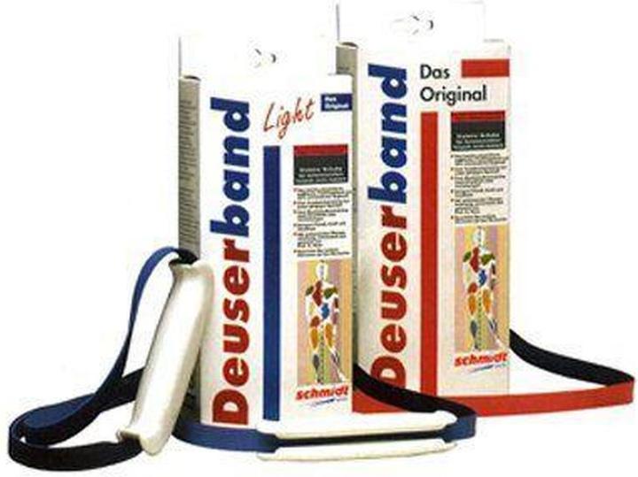 Produktbild Deuser Sports Band Light, schwarz/rot (1 m)