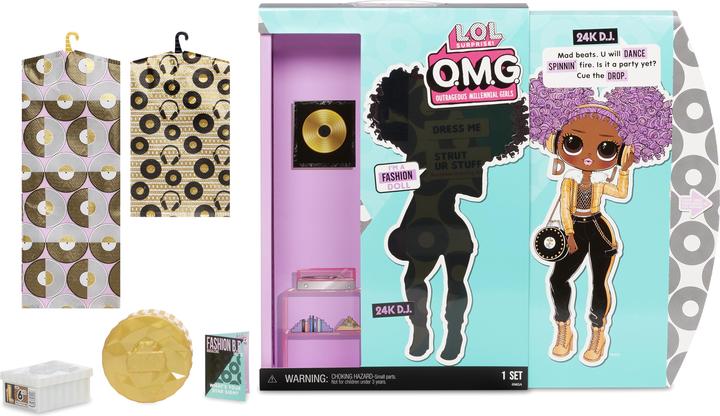 Produktbild MGA L.O.L. Surprise OMG 3.8 Doll 24K D.J.