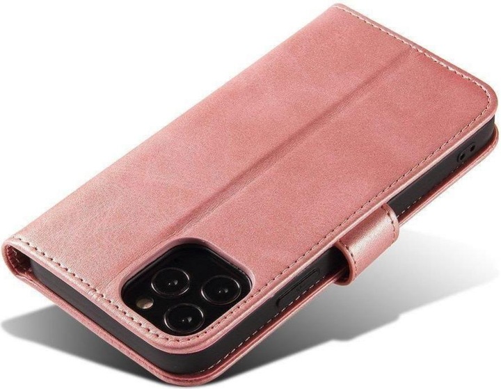 Produktbild Hurtel Magnet Case elegant case cover with a flap and stand function for Samsung Galaxy A73 pink (Samsung Galaxy A73 5G)
