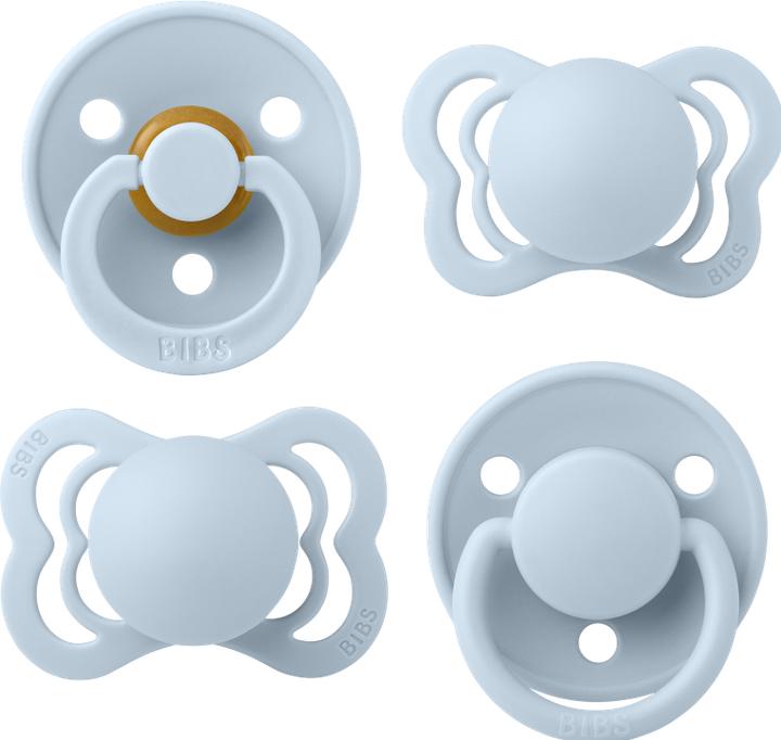 Image du produit Bibs tétine Try-It Collection, bébé bleu (4 x, jusqu'à 6 M.)