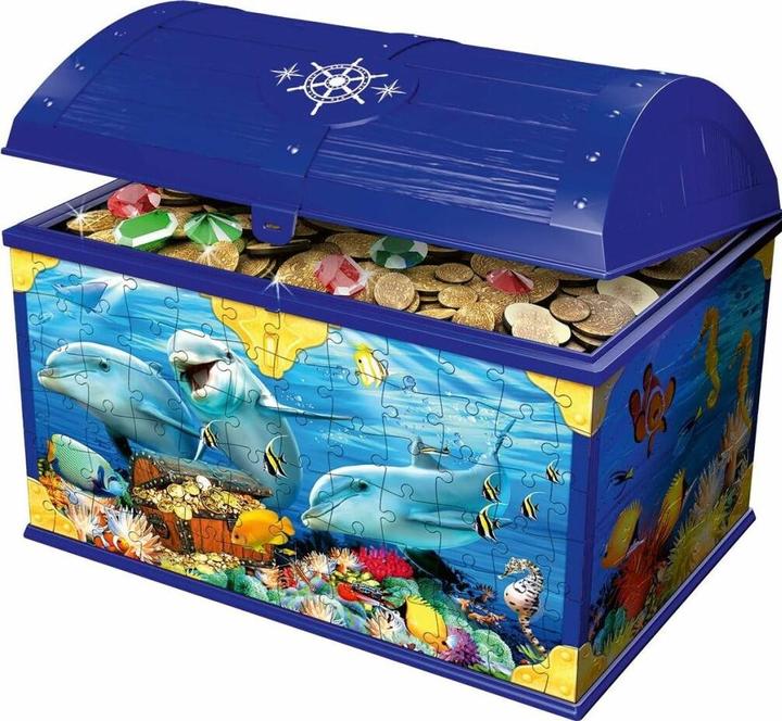Actual product image Ravensburger Treasure chest underwater world (216 pieces)