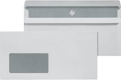 Produktbild Mayer-Network 1000 Briefhüllen DIN Lang weiss 70g sk m Fenster (DL, 1000 x)