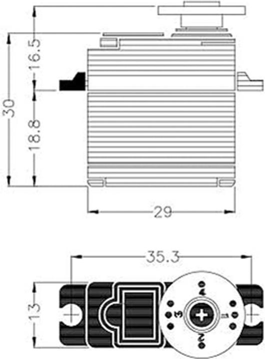 Produktbild Hitec Mini-Servo HS-5087MH Digital-S