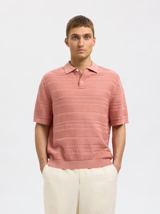 Produktbild Selected Textured Polohemd aus Strick (S)