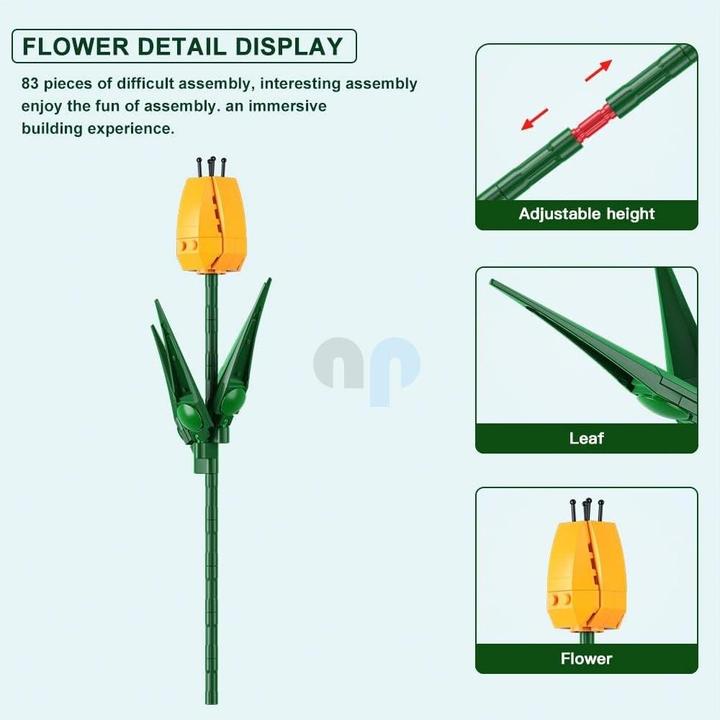Produktbild Mould King Tulpe geschlossen