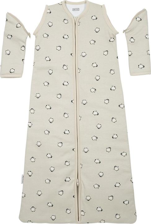Produktbild Meyco Penguin babyschlafsack mit abnehmbaren ärmeln (110 cm)
