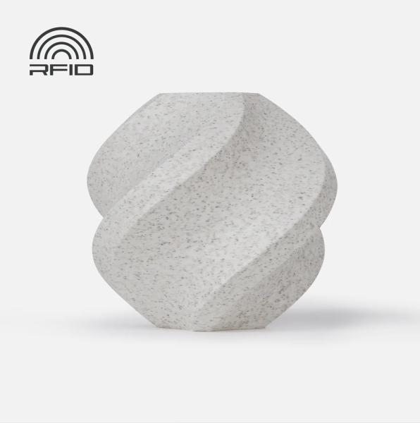 Bambu Lab PLA Marble (PLA, 1000 g, Blanc)